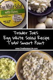 Healthy Egg Salad Recipe Like Trader Joes Egg White Salad One Badass Life Healthy Egg Salad Egg Salad Recipe Healthy Egg Salad Recipe