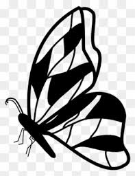 How to draw butterfly eyes. Butterfly Side View With Irregular Wings Design Vector Butterfly Facing Left Free Transparent Png Clipart Images Download