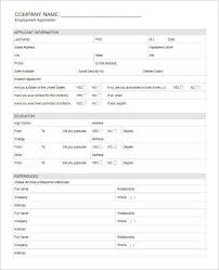 5 Free Blank Employment Application Template Printable Microsoft Word Employment Application Printable Job Applications Job Application Template