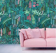 Posted in forest wallpaper nature wallpaper wallpapers. Our Favourite Jungle And Leafy Wallpapers Interior Design Buyers Guides