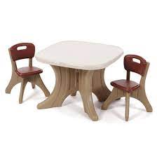 Suitable for ages 2 years and up. New Traditions Table Chairs Set Kids Table Chairs Set Step2