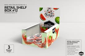 Download Retail Shelf Box Packaging Mockups2 Packaging Mockup Retail Shelving Branding Mockups PSD Mockup Templates