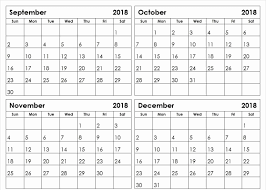 2018 Last 4 Month Calendar Calendar Printables Calendar Template Dry Erase Calendar