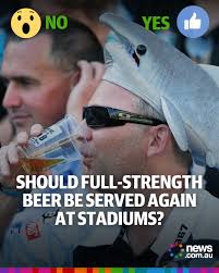 A six-month trial will allow the serving of full-strength beer at two key  stadiums. Details: https://bit.ly/41PIbbS