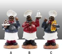 black chef decorations for kitchen