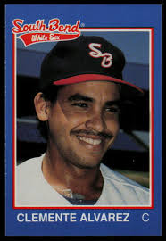 1989 Grand Slam Clemente Alvarez South Bend White Sox