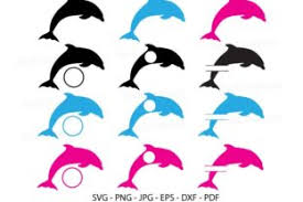 Download Dolphin Monogram Graphic By Redcreations Creative Fabrica