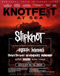 Posted on may 26, 2021. Knotfest At Sea On Twitter We Re Pleased To Reveal The Knotfestatsea Lineup Will Feature Over 40 Different Shows Intimate Experiences Across 5 Stages The Cruise Will Sail August 10 14 From Barcelona