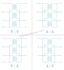 Three Phase Transformer Connections Electricaleasy Com