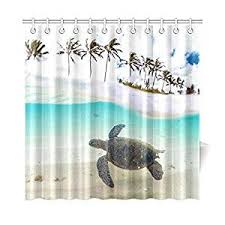 They're fun to make, and a good project for kids to help with, too. Buy Penny Decor Tropical Sand Beach Palm Tree Home Decor Underwater Sea Turtle Polyester Fabric Shower Curtain Bathroom Sets With Hooks 66 W X 72 H In Cheap Price On Alibaba Com