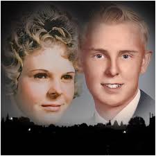 My late husband and I in our sr. pics he was 18, I was 16. Never any desire  to remarry or date, he was the best!