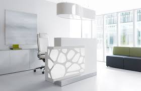 White reception desk,curved reception desk,dental. All White Reception Areas Are Still Trending This Year White Furniture Allows You To Modern Reception Desk Modern Reception Desk Design Organic Reception Desk