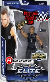 It is exclusive to ringside collectibles. Dean Ambrose Wwe Elite 31 Ringside Collectibles Wwe Elite Dean Ambrose Wwe Toys
