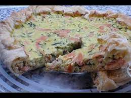 Cuocete la torta salata nel forno già caldo a 180°. Torta Salata Salmone E Zucchine Youtube