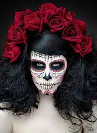 Tete de mort mexicaine halloween. Top 50 Maquillages Tetes De Mort Mexicaines Univers Skull