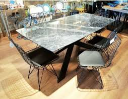 Orumcek Ayakli Mermer Masa Masa