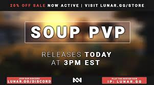 Pvp land » bot fights and bed wars summer update coming soon! Lunar Network En Twitter Souppvp Will Be Releasing Today At 3pm Est To Celebrate All Items On Our Store Are 20 Off Https T Co Dk2cweefks Read More At Https T Co Bupjvepiwa Https T Co Wibd9yxfrv