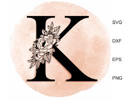 This small superscript font is considered the smallest alphabet. Floral Alphabet Letter K Svg Monogram Letter Svg Botanical Alphabet Svg Wedding Monogram Topper For Cake Floral Font Svg Vector Papercut Monogram Letters Lettering Alphabet Monogram Toppers
