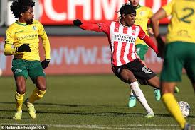 Psv have already made a good start to the season with their champions league wins over galatasaray and. England Rising Star Noni Madueke Scores A Stunner For Psv Eindhoven Daily Mail Online