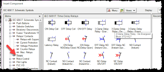 The difference between relays and time delay relays is when the output contacts open & close: Solved Symbols Are Short At Icon Menu Autodesk Community Autocad Electrical