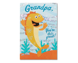Hallmark peanuts father's day card for grandpa from kids (snoopy pop up baseball). Funny Fish Father S Day Card For Grandpa American Greetings