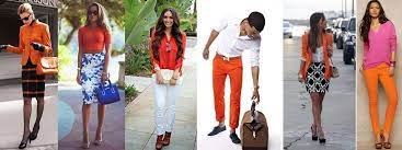 Combinar Una Prenda De Color Naranja
