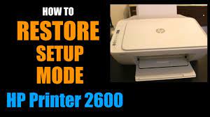 I noticed that the printer displayed as offline and i was unable to change this. How To Restore Setup Mode On Hp Deskjet 2600 All In One Printer Series Review Youtube