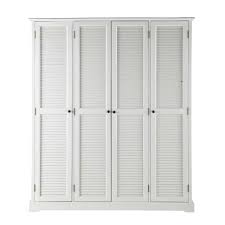 Vasagle sideboard, kommode schrank, küchenschrank mit schiebetüren, wohnzimmer, flur, küche, homeoffice, stahlgestell, industriestil. Kleiderschrank 4 Turen Weiss Barbade Maisons Du Monde