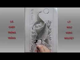 Sang trọng và nghệ thuật. Váº½ Tranh Ca Chep Trong TrÄƒng Carp To The Moon Youtube