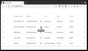 How To Add A Button Inside A Cell In The Devextreme React Grid Stack Overflow