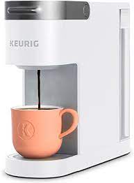 Maybe you would like to learn more about one of these? Amazon Com Keurig K Slim Coffee Maker Single Serve K Cup Pod Coffee Brewer 8 To 12 Oz Brew Sizes White Everything Else