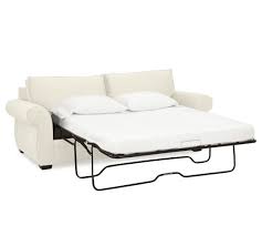 Pearce square arm sleeper sofa. Pearce Roll Arm Upholstered Sleeper Sofa With Memory Foam Mattress Pottery Barn
