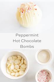 Peppermint Hot Chocolate Bombs Peppermint Hot Chocolate Chocolate Bomb Diy Hot Chocolate