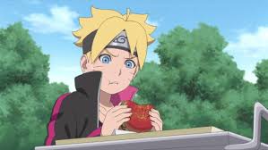 I saw this on Twitter. I love Boruto's facial reactions with this spicy  Burger😂 : r/Boruto