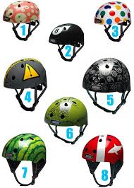 little nutty helmets with unique art designs baby bike