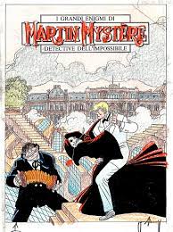ALESSANDRINI : Martin Mystere 154 Cover (Color Guide), in Claudio Morini's  Sergio Bonelli's 'Martin Mystere' Series Comic Art Gallery Room