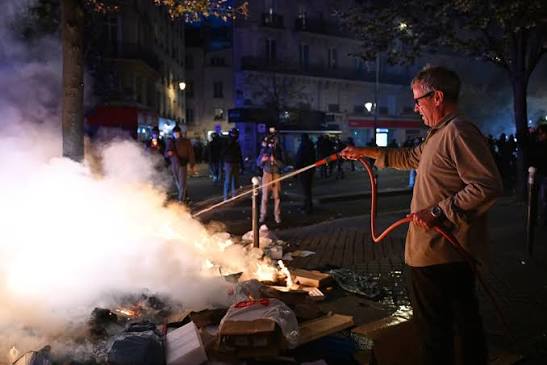 Macron condemns those who 'sought to bring down the Republic' after rioting mars nationwide protests - Japan Today