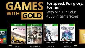 Ya puedes descargar gratis los dos últimos juegos de games with gold de marzo de xbox. Xbox One Y Xbox 360 Los Videojuegos Gratis Para Agosto En Xbox Live Gold Depor Play Depor