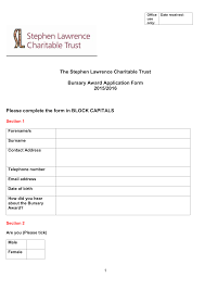 As the trust was expanding, it required faster, wider and more secure network coverage. For Office Use Only Stephen Lawrence Charitable Trust