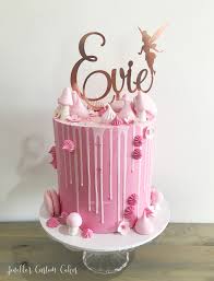 Fairy Drip Cake By Jenelle S Custom Cakes Tinkerbell Cake Drop Cake Cake
