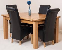 Maybe you would like to learn more about one of these? Seattle Extending Oak Dining Table With 4 Black Lola Dining Chairs