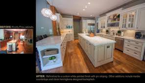 Alibaba.com offers these knotty pine cabinets. Kitchen Transformation Knotty Pine To Smooth White Painted Finish