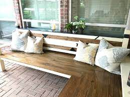 Diy corner bench using stock cabinets: Diy Outdoor Corner Bench Build Just 130 Abbotts At Home