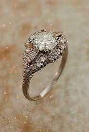 Antique Engagement Ring Paris Used Diamond Ring Ebay Antique Engagement Rings Art Deco Diamond Rings Vintage Diamond Rings