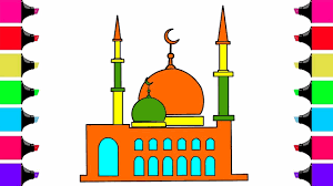 How to draw mosque coloring page for kids i learn coloring book with mosquechannel for kids learn draw teach drawing and draw pages thanks for visit! Mosque Draw And Coloring Pages For Ramadanu Ya Ramadan How To Draw Mosque Coloring Pages For Kids Youtube