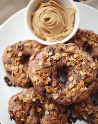 Chocolate Chip Granola Bagels A Beautiful Mess Homemade Bagels Bagel Recipe Chocolate Granola