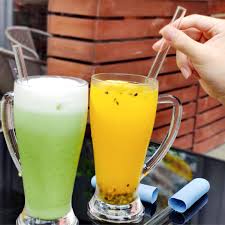 I use these straws for bubble tea, with the large tapioca pearls. Nebywold Reusable Glass Wide Boba Drinking Straws Fat Straws Smoothie Bubble Tea Milkshakes Straws With 2 Cleaning Brush Carry Case 8 85 Inch 10mm 14mm Kitchen Utensils Gadgets Kitchen Dining Fcteutonia05 De