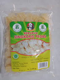 Keripik pedas yang udah jadi gaya hidup para. Panda Dunia Kerupuk Singkong Pedas 250gr Krupuk Mentah Keripik Vege Iluvamart