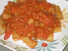 Pasta With Pink Vodka Sauce And Sausage Recipe Food Com Recipe Sausage Recipes Vodka Sauce Recipes