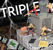 6-Man TRIPLE CAGE Match | Wrestlemania | WWE Action Figure Match!